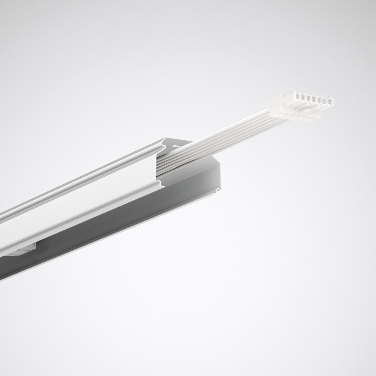 Profil-support pour luminaires individuels d une ligne continue e-line 7651 fix