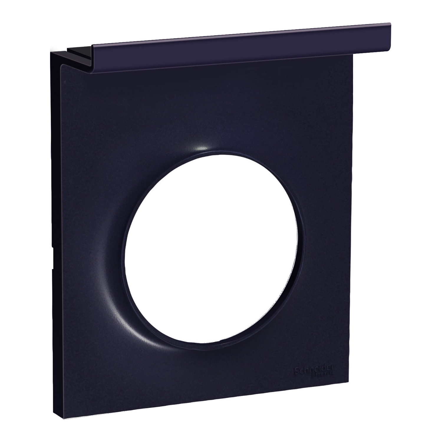 Odace styl pratic - plaque support téléphone mobile - 1 poste - anthracite