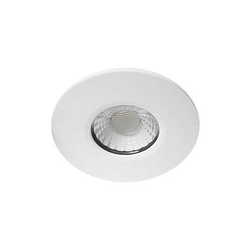 Gemma rd-230 7w 750lm 55 ip65 dim blanc mat + nickel sat.
