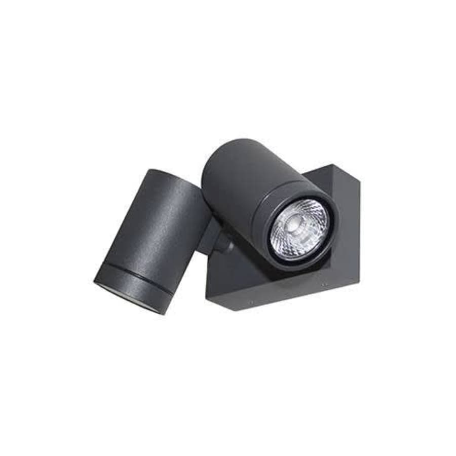 Applique gunzy 2s 2x8w 2x760lm 3000k 38 ip55 anthracite