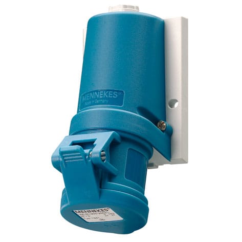 Prise mur twin 16a3p 230v ip44