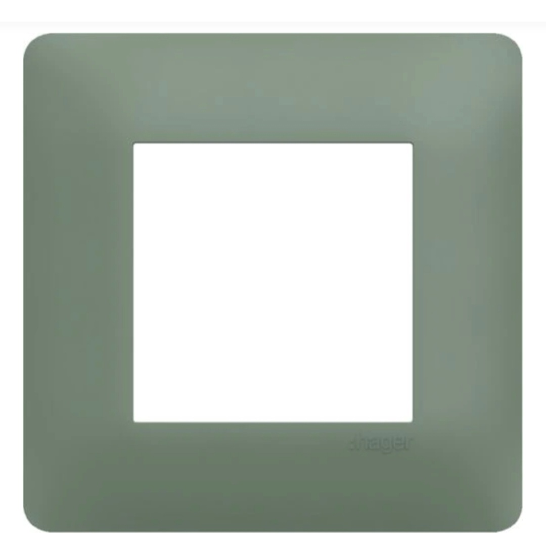 Hager we541 plaque 1 poste essensya botanic