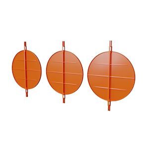 Lot de 3 volets de réglage de débit d'air diamètre 250 mm