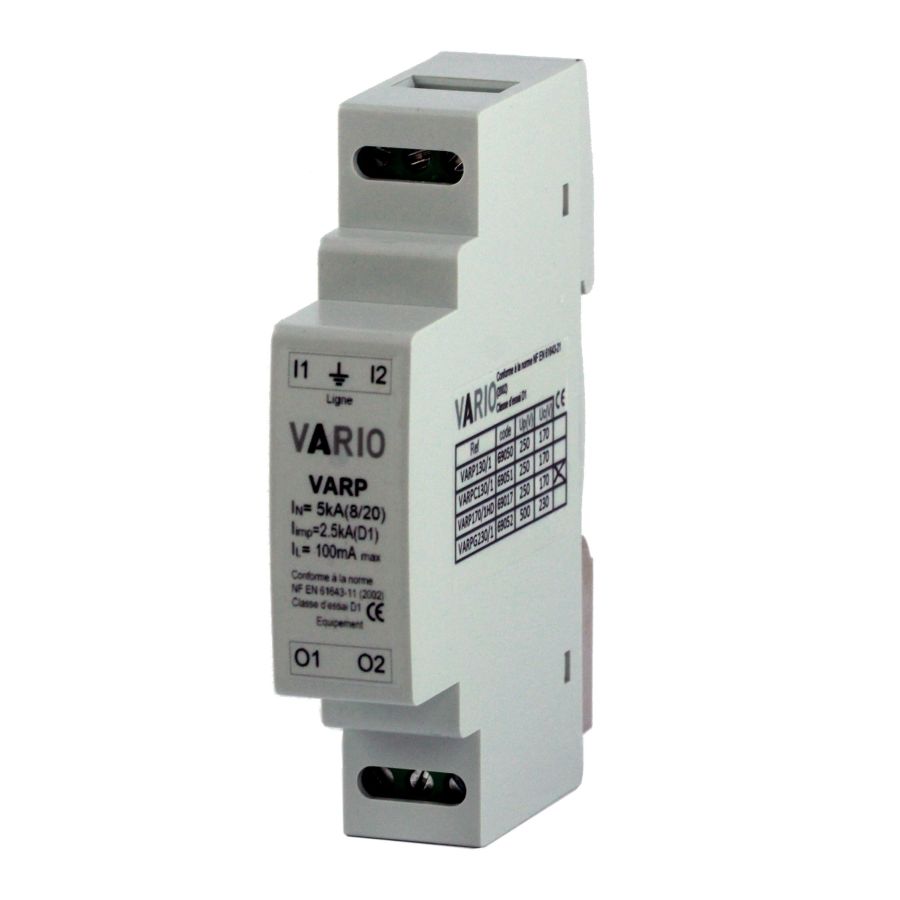 Parafoudre modulaire vario pour lignes courant faible téléphonique adsl, protection pour une ligne b