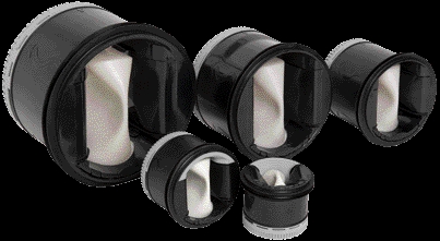 Régulateur de débit réglable sans outil - mr modulo d125 15-85 m3/h - 50-250pa - plastique m1 - -10/