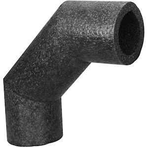 Coude 90deg polyéthylène haute isolation, d 80 mm