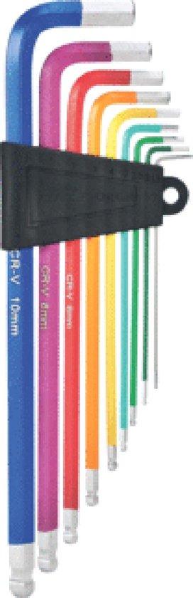 Lot de 9 clés allen