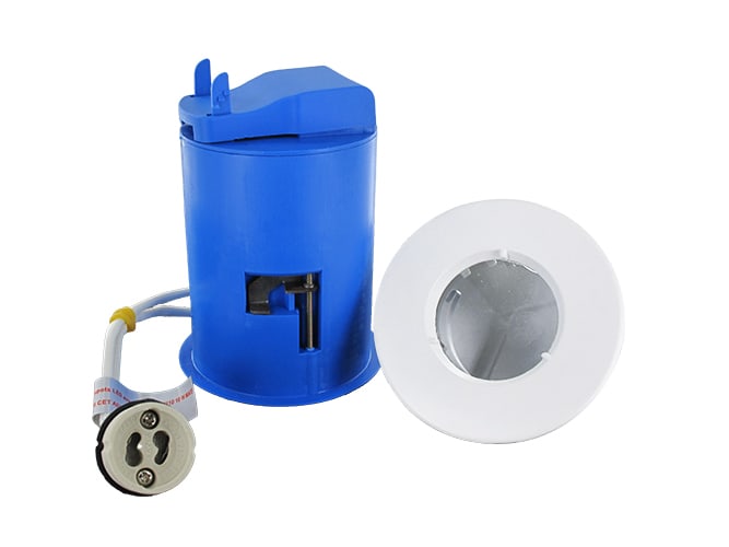 Spotbox no air ii + douille gu10 + col. Blanche