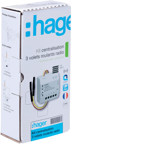 Kit 3x volet roulant knx radio