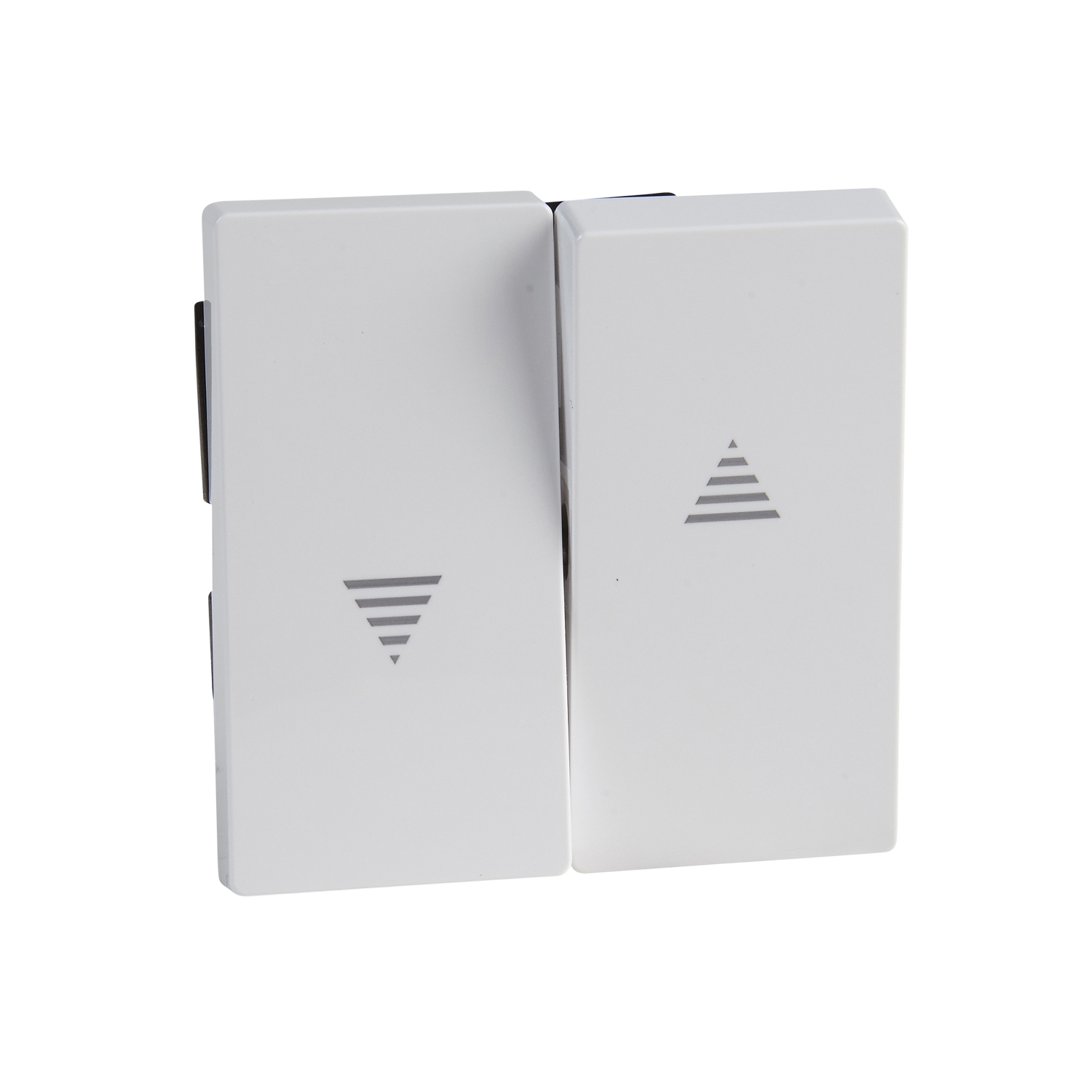 Merten m-plan - enjoliveur pour cde double volets-roulants - antimicrobien