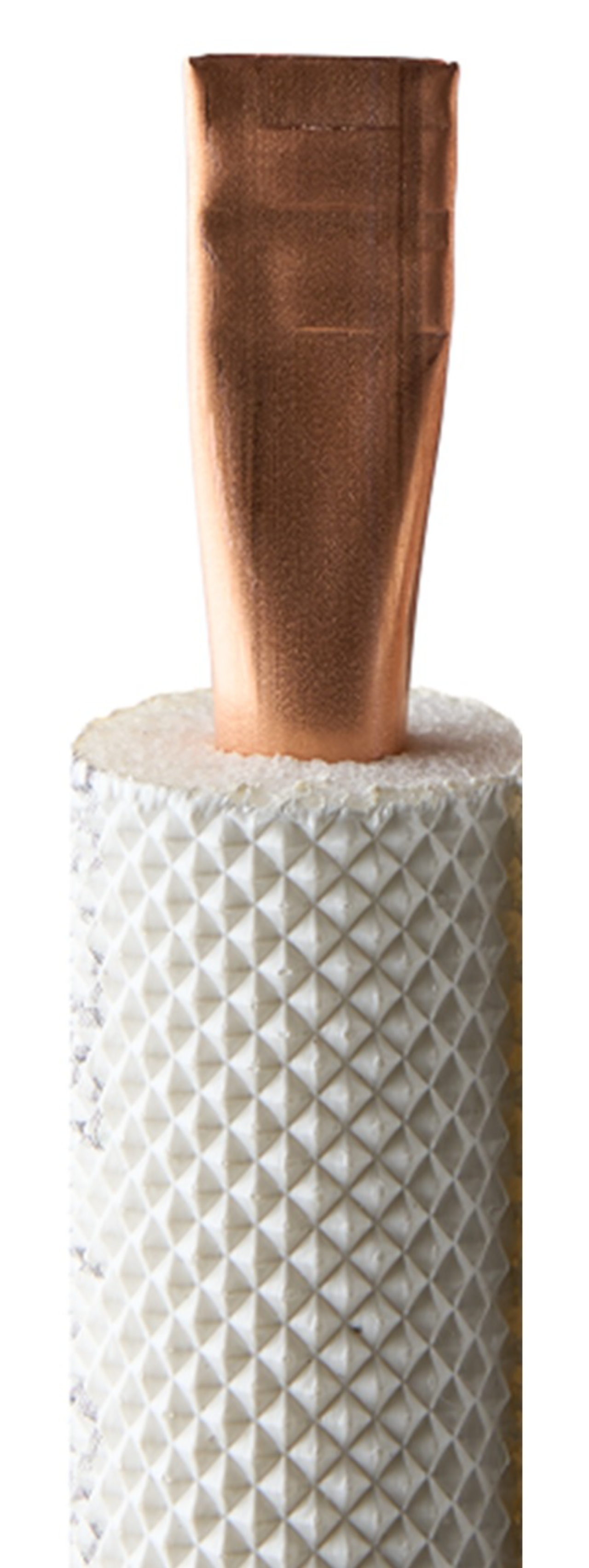 Couronne filmee cuivre 07mm 3-8 isole pe blanc bls2d0 (m1) 30m