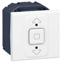 Commande centralisée courant porteur pour volets roulants legrand mosaic - 2 mod - blanc
