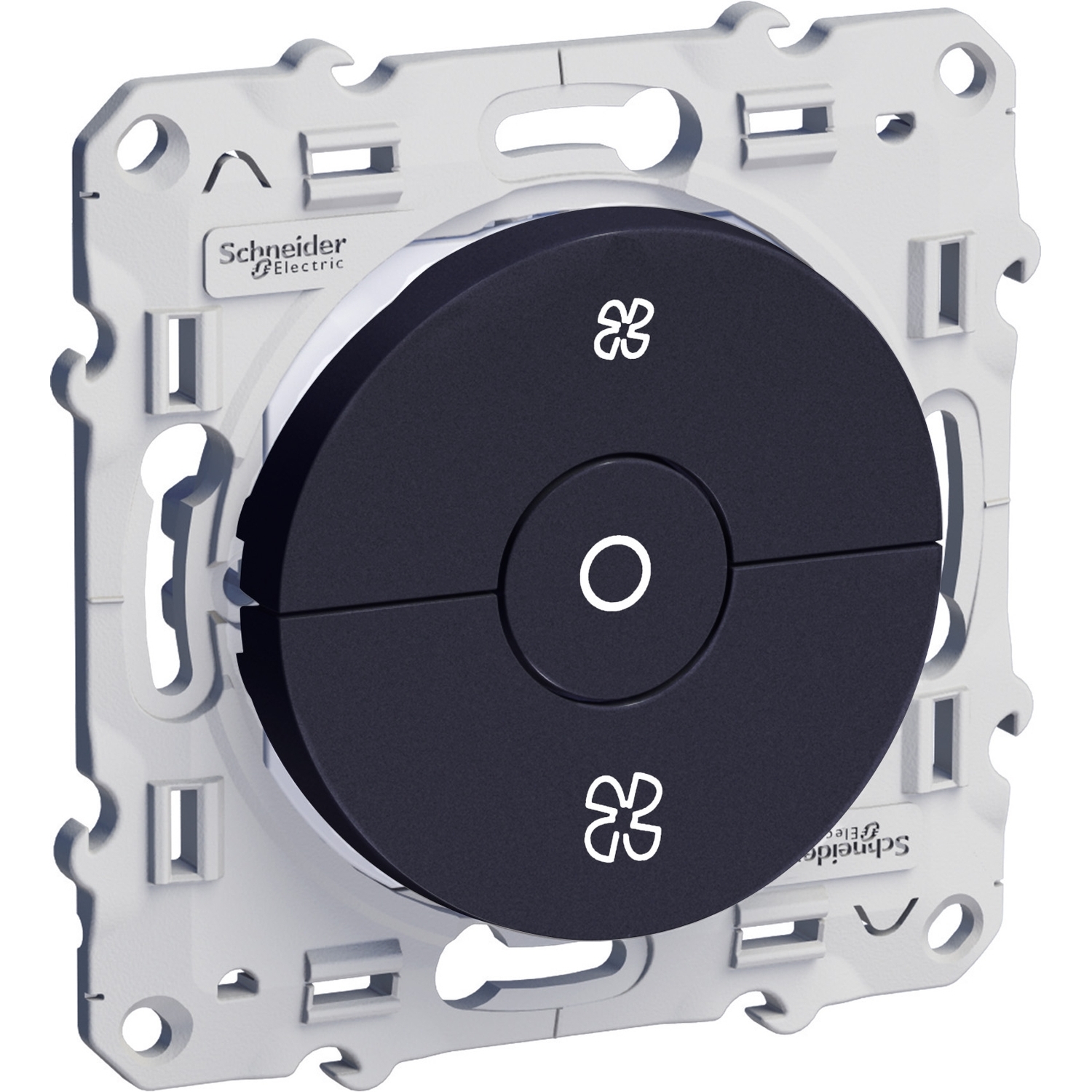 Odace - va-et-vient | 3 positions - anthracite - fixation par vis - 3 bornes sans vis - 6 ax - 250 v