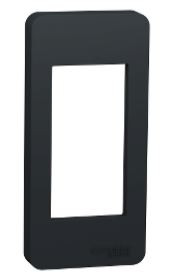 Unica - plaque de finition étroite - anthracite - 1 module