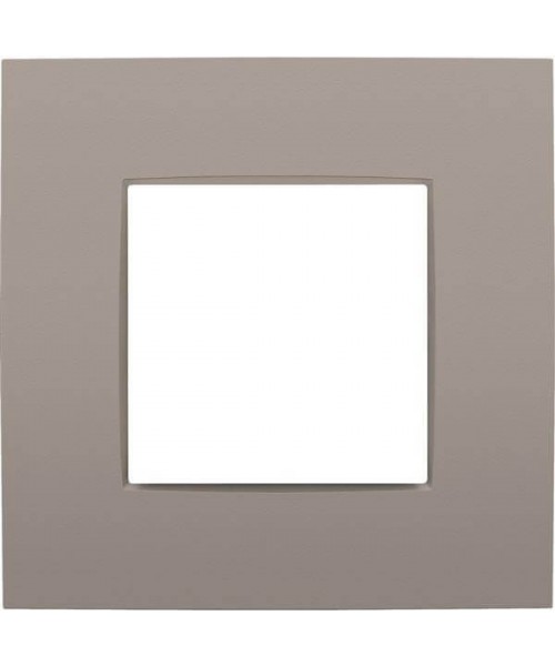 Simple plaque de recouvrement intense bronze