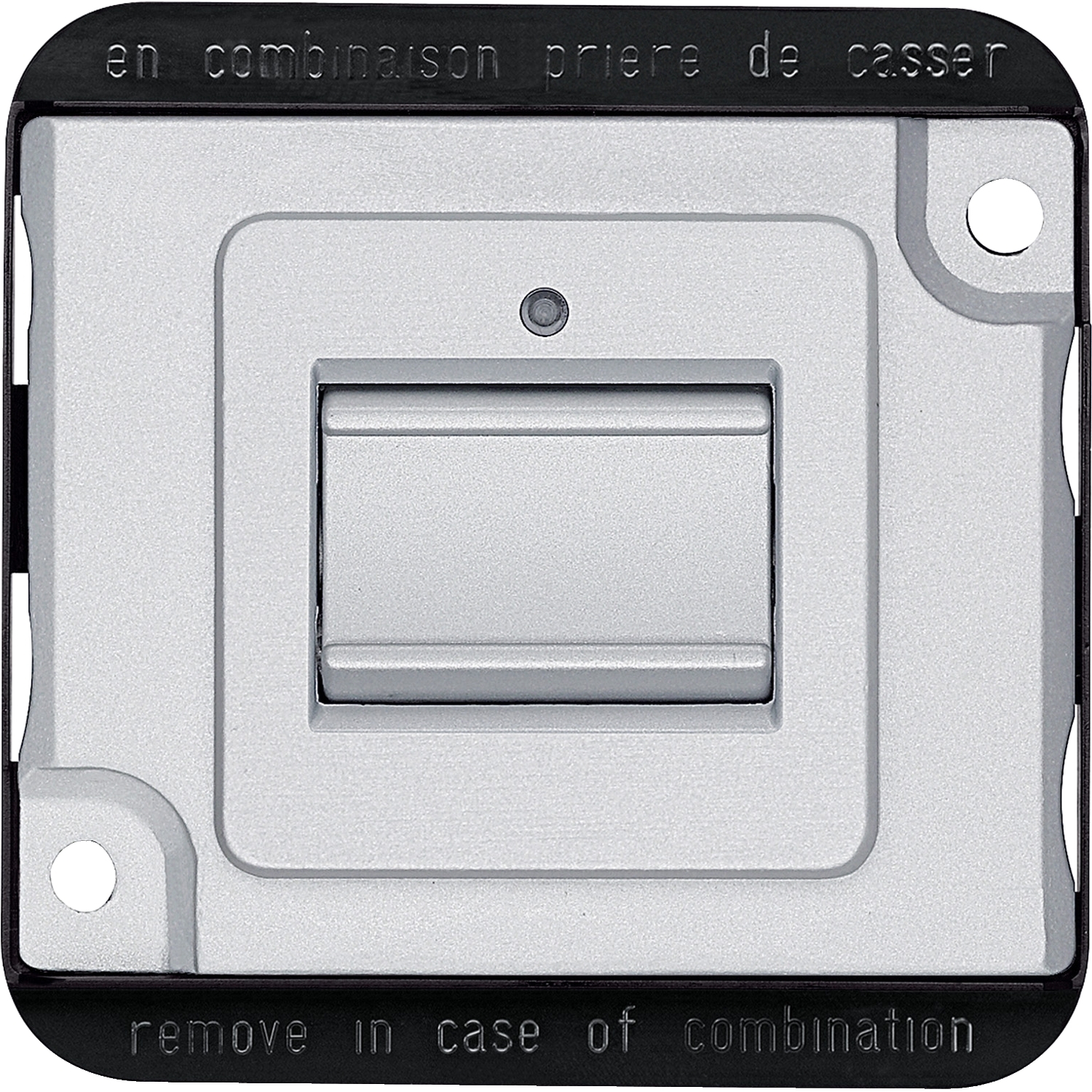 Anti-vandalisme - poussoir o/f - 10a - borne sans vis