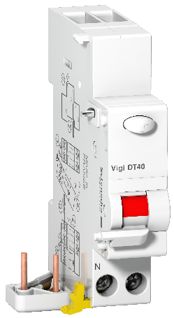 Prodis vigi dt40 si - bloc différentiel 1p+n 25a 30ma instantané type a 230vca