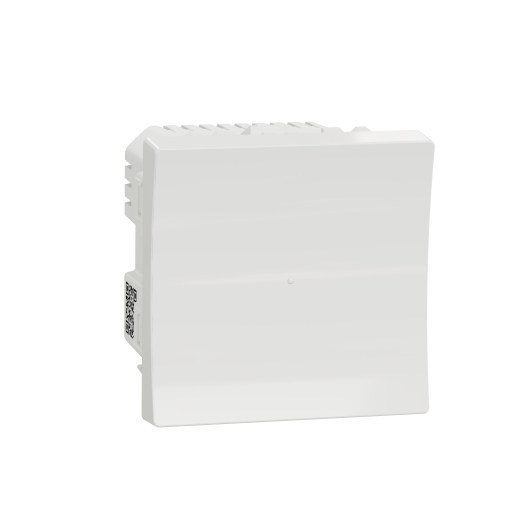 Wiser unica - bouton-poussoir multifonction - connectable bluetooth - 10a - blanc - mécanisme seul