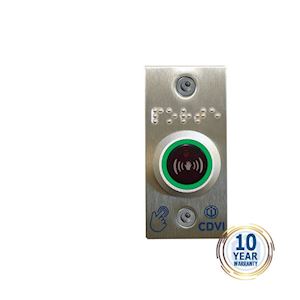 Commande infrarouge avec plastron inox 38x80