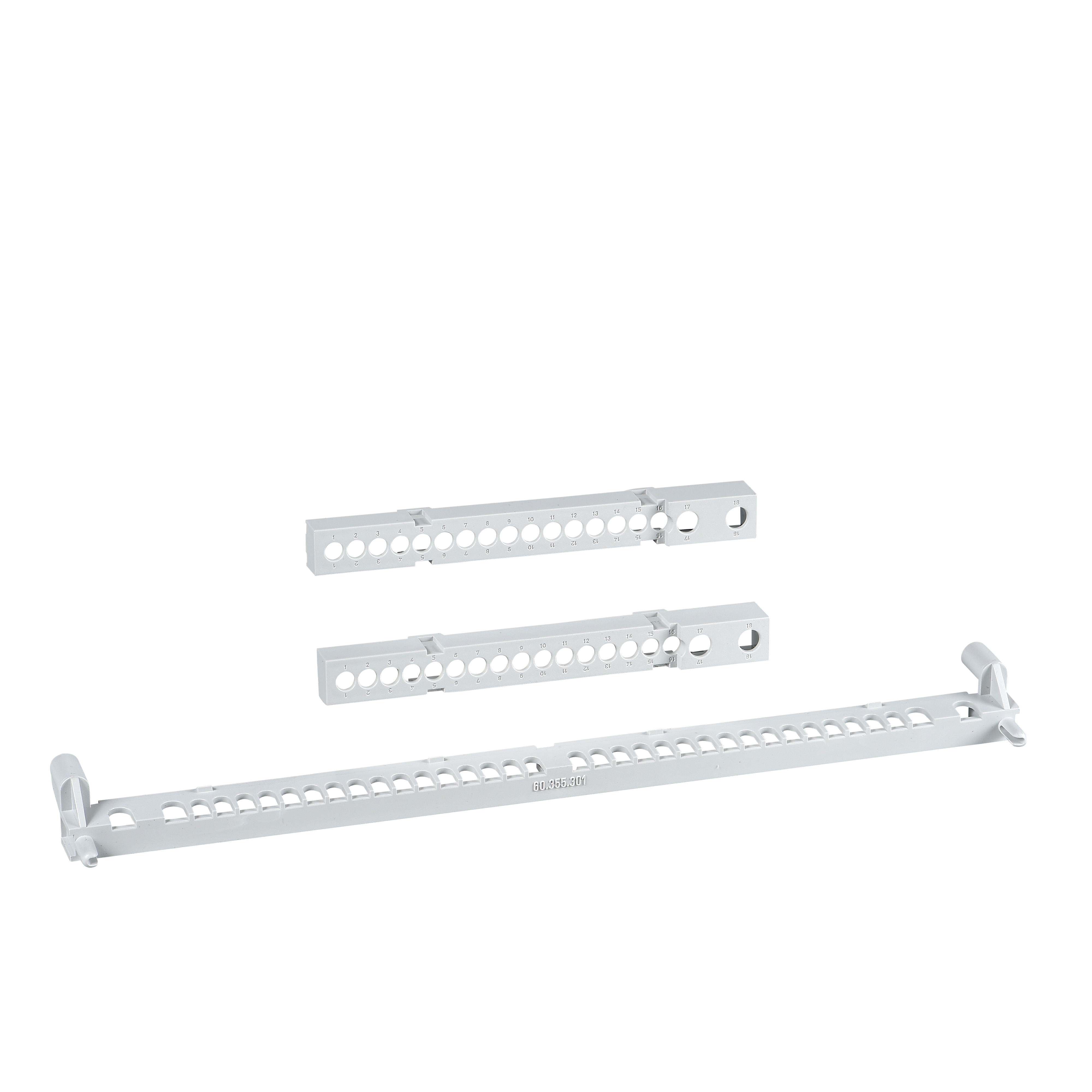 Kaedra xt support bornier pour coffret 16 modules de large