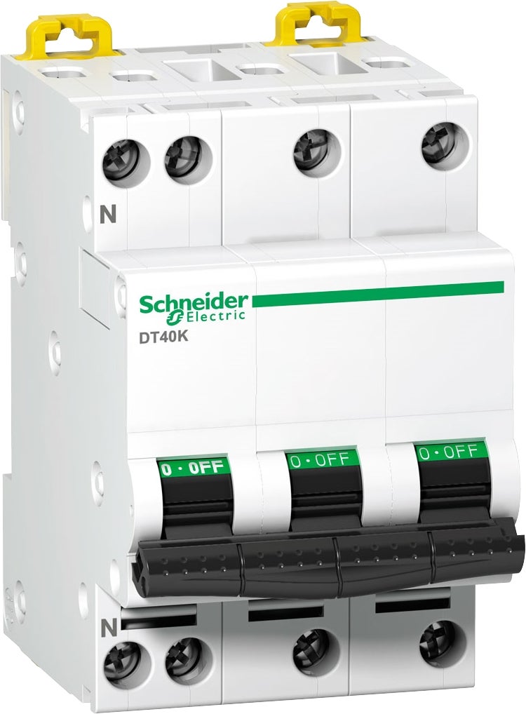 Prodis dt40k- disjoncteur - 3p+n - 16a - courbe c - 4,5 ka