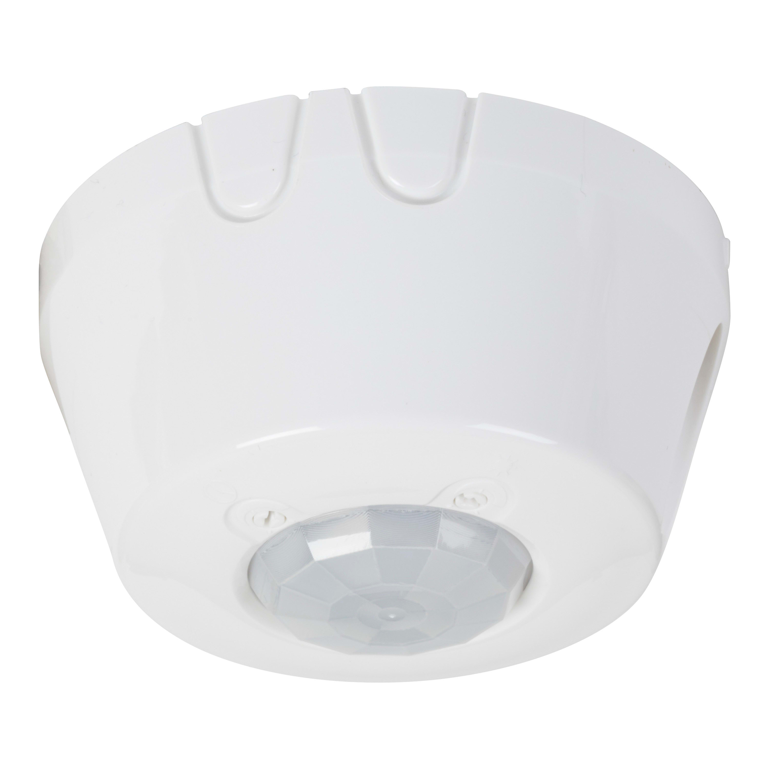 Detecteur de mouvement autonome eco1 3 fils ip20 pour plafond en saillie