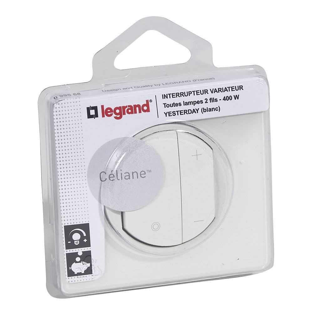 LEGRAND  099568 C&eacute;liane Variateur toutes lampes, 230 V, Blanc