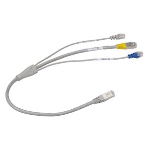 Kit box déportée pour réseau multimédia avec 2 cordons