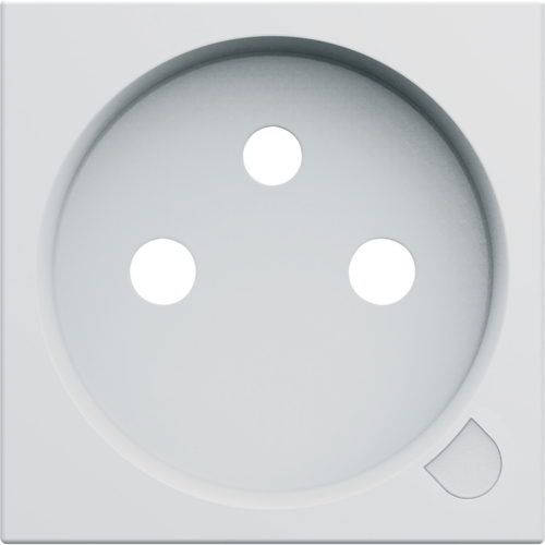 Enjoliveur prise de courant 2p+t gallery à voyant pure