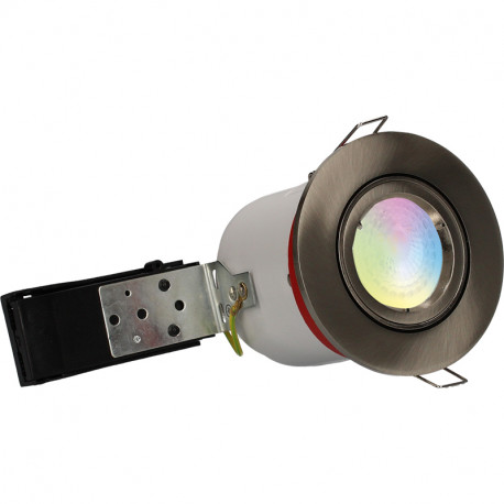 Spot led encastrable smart birdy arlux - 5w - rgb/blanc - 380lm - ip20 - acier