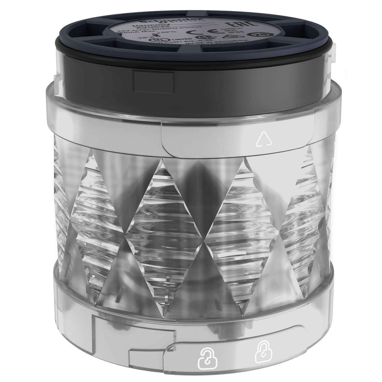 Harmony xvu - élément lumineux ø60 - del - multicouleurs - pulse - 24vdc xvuc29p