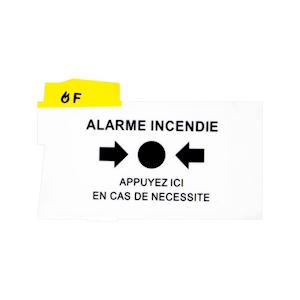 Sachet de 5 membranes 'appuyer ici' pour s3000