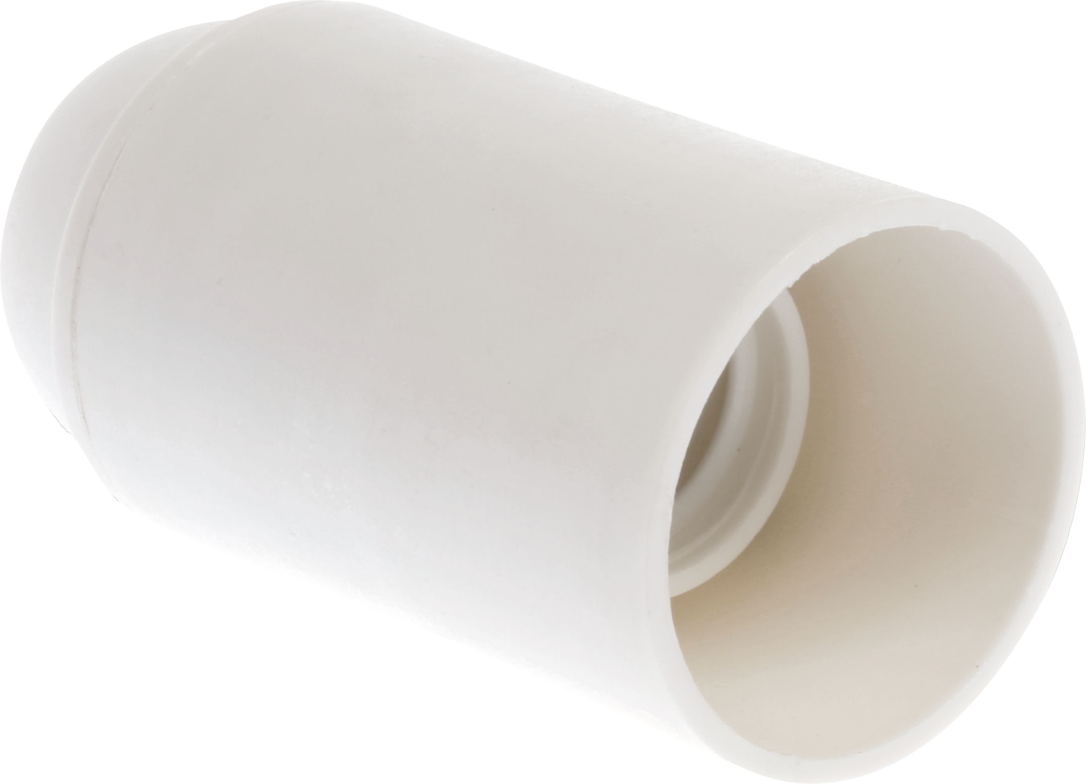 Douille e14 simple bague blanche - 62130 - eurohm