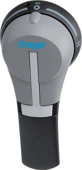 Poignée noire pour appareils de 125-630a