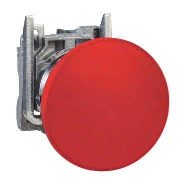 Harmony - bouton poussoir complet xb4 - ø 22mm - rouge - rappel à ressort