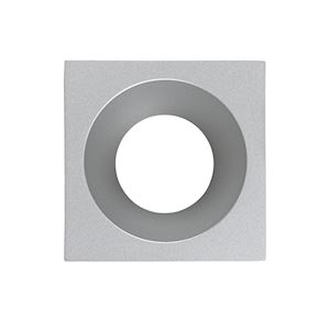 Collerette led'up universal esthet carrée alu laqué fixe