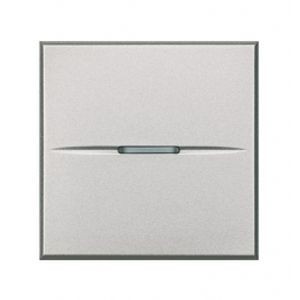 Va-et-vient bticino 16a avec connexion automatique, deux modules, couleur aluminium