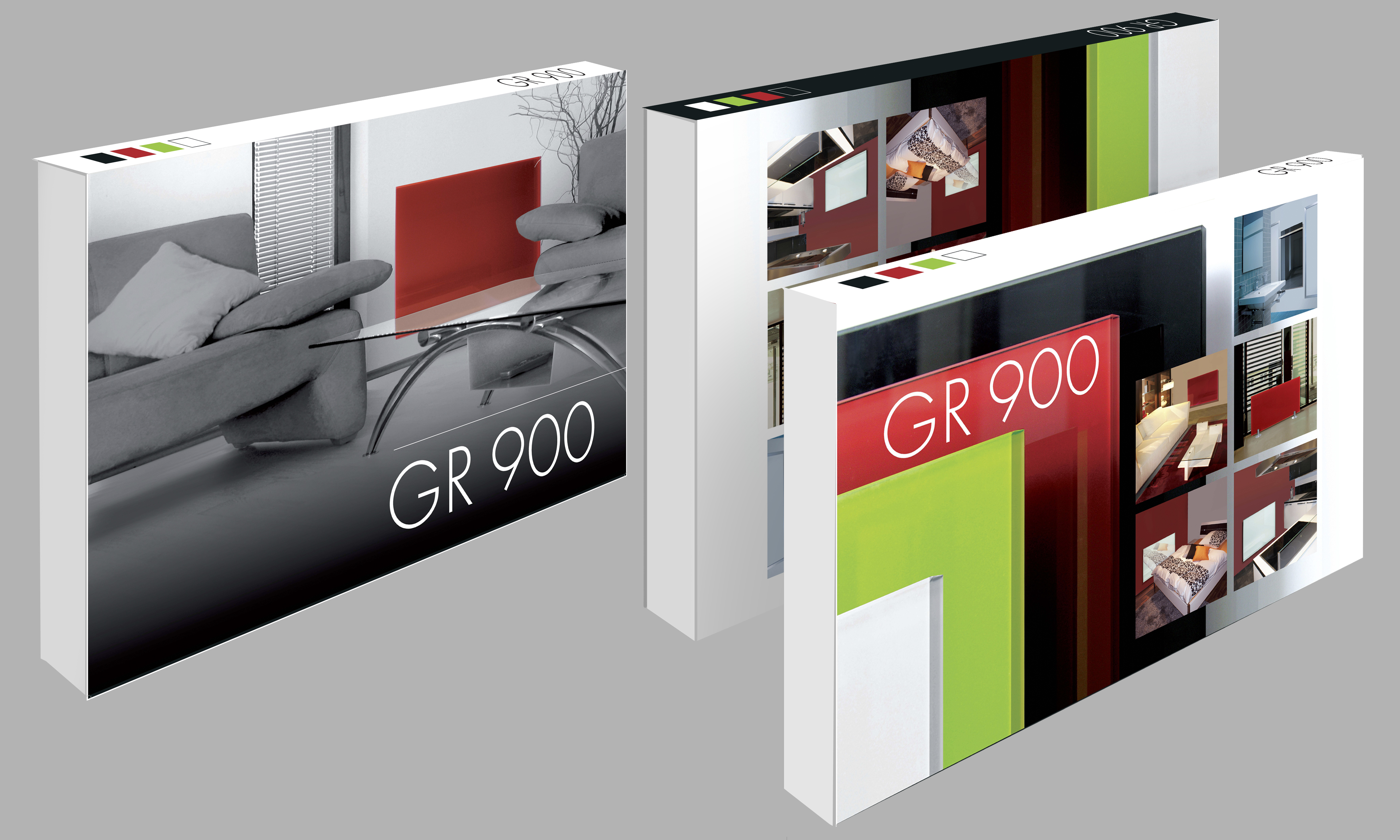 Radiateur - ecosun glass 500w radio rouge