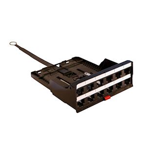 Cassette haute densité pour panneaux de brassage droits lcs³ à équiper