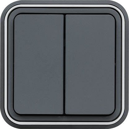 Double interrupteur, va-et-vient, hager wne040