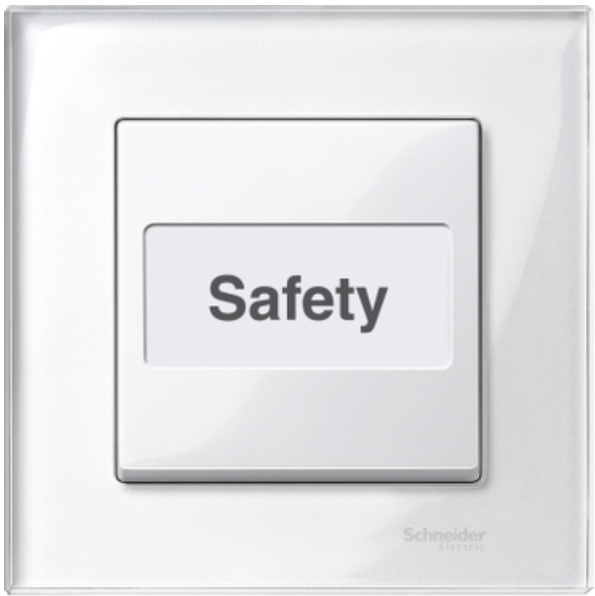 Merten m-plan - enjoliveur porte-etiquette cmde simple d'eclairage