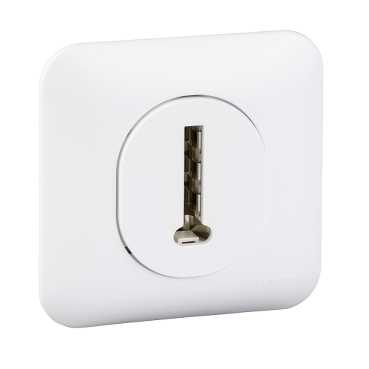 Ovalis - prise téléphone en t - 8 contacts-mécanisme avec une plaque de fixation comprise.référence