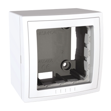 Container et plaque 1 pos te blanc