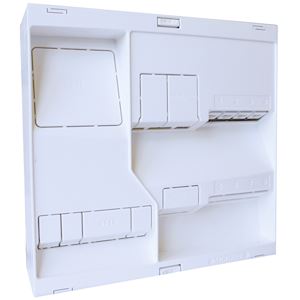 Tableau de communication néo grd1 - 4 rj45 nu