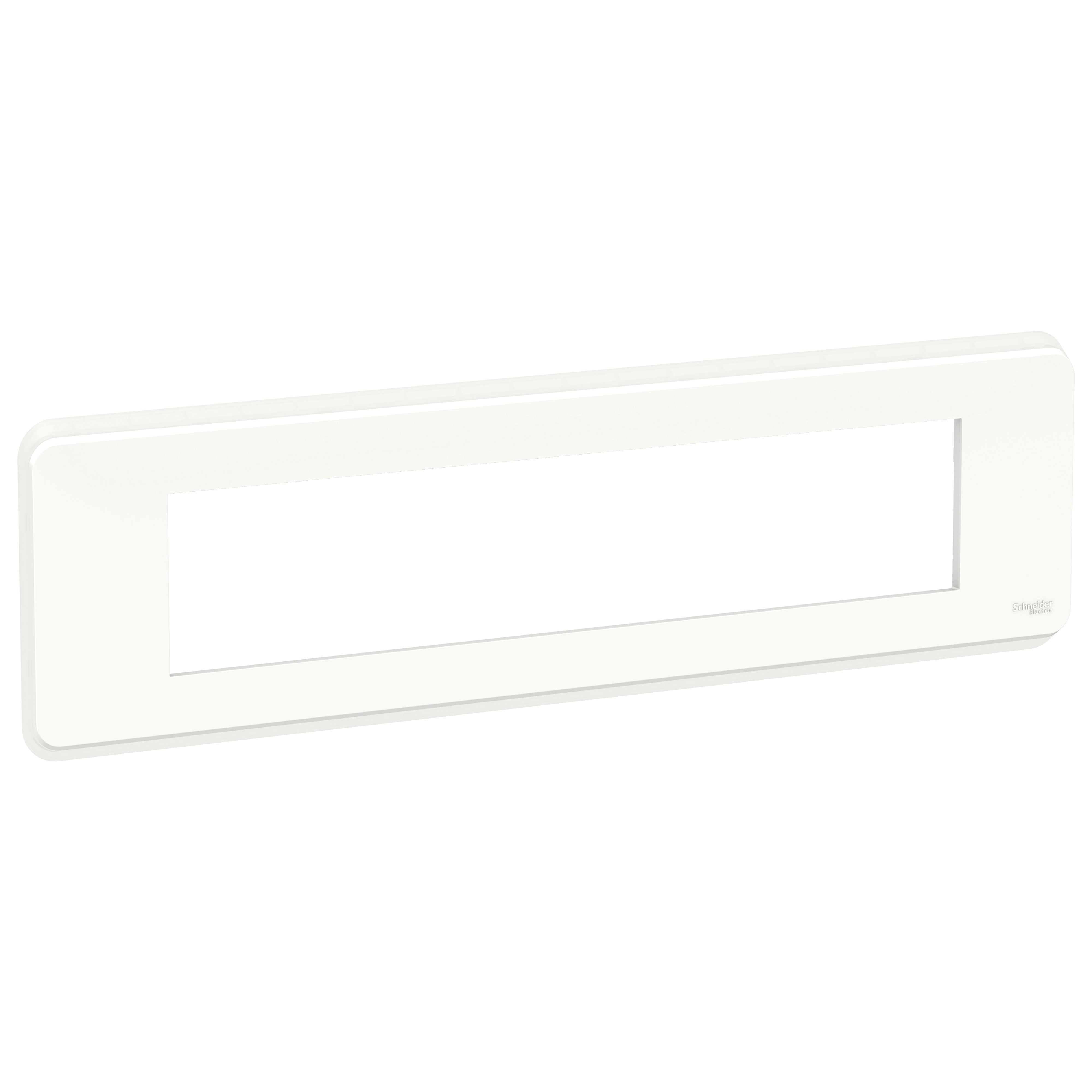 Unica pro - plaque de finition - blanc - 10 modules
