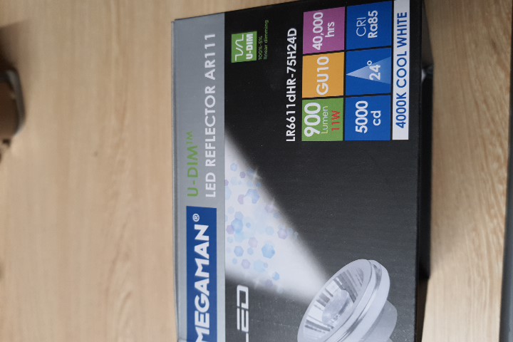 Lampe led ar111 gu10 11w 4000k 900lm