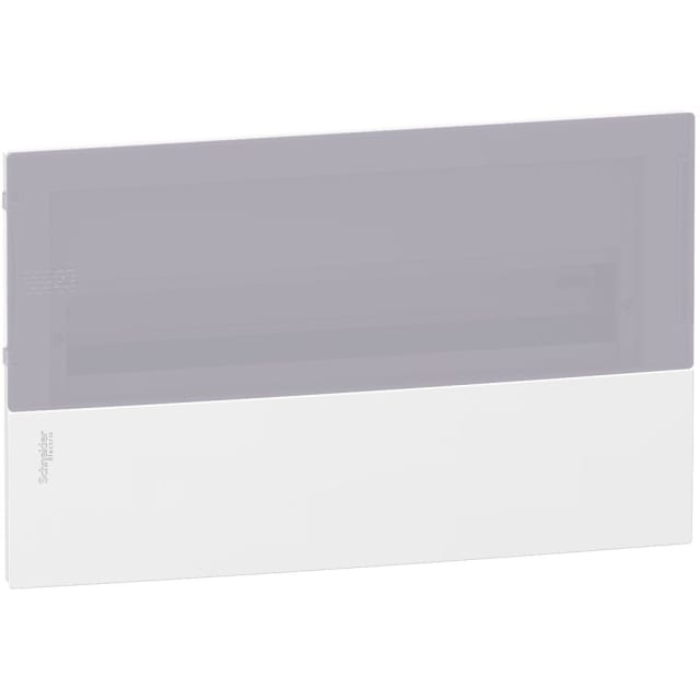 Mini boîtier encastré pragma - 1 x 18 modules - porte translucide