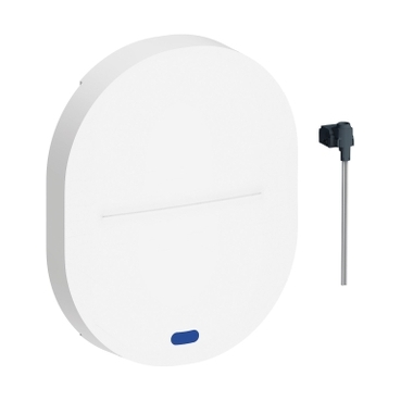 Ovalis - touche simple + voyant led bleu 0,15ma 250v témoin / localisation blanc