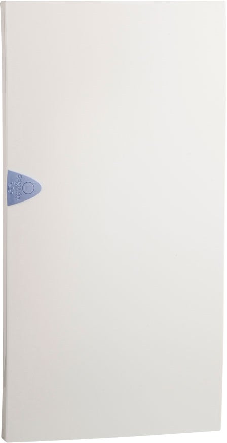 Resi9 - porte opaque - blanc ral 9003 - 3 rangées de 26 pas de 9 mm - l 247.5 - H 495.5 - P 27mm - t