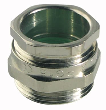 Presse-etoupe normadix + ecrou - pg 13 - n07 - laiton nickele - ip66